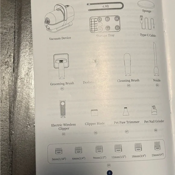 Pet Grooming Kit & Vacuum - Picture 8 of 9